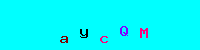 Blue Captcha Image