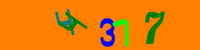 Blue Captcha Image