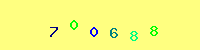 Blue Captcha Image
