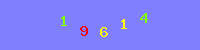 Blue Captcha Image