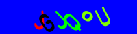 Blue Captcha Image