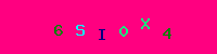 Blue Captcha Image