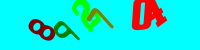Blue Captcha Image