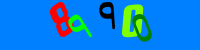 Blue Captcha Image