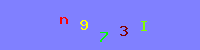Blue Captcha Image