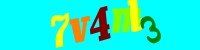 Blue Captcha Image