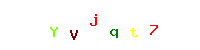 Blue Captcha Image