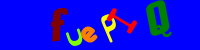 Blue Captcha Image
