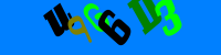 Blue Captcha Image
