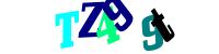 Blue Captcha Image