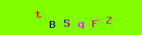 Blue Captcha Image