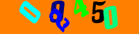 Blue Captcha Image
