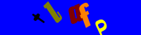 Blue Captcha Image