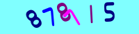 Blue Captcha Image