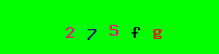 Blue Captcha Image