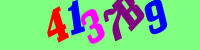 Blue Captcha Image